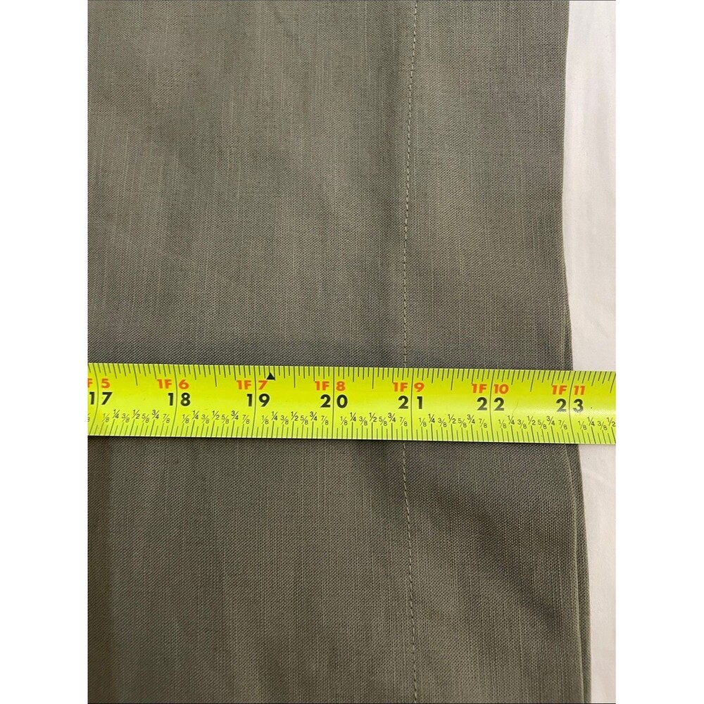 NWT North Fashion Sage Green Linen Blend Pullover Top Womens L Minimalist - Picture 8 of 8